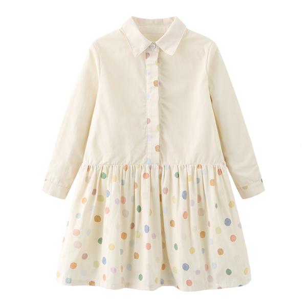 baby-fair Mimi Mono Dancing Polka Dots Shirt Dress
